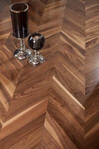 Engineered wood chevron