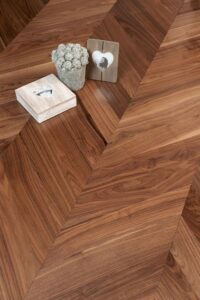 Engineered wood chevron