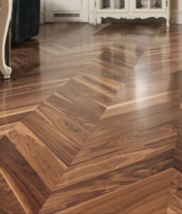 Engineered wood chevron